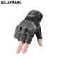 Summer Fingerless Black Gloves