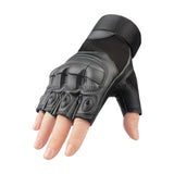 Summer Fingerless Black Gloves