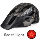 Riding Helmet With Tail Light